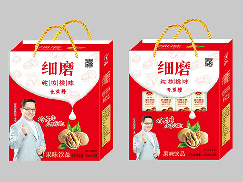 細磨核桃味無蔗糖果味飲品禮盒