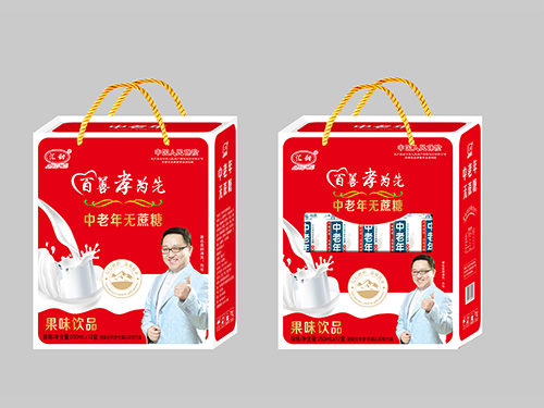 百善孝為先中老年無蔗糖果味飲品