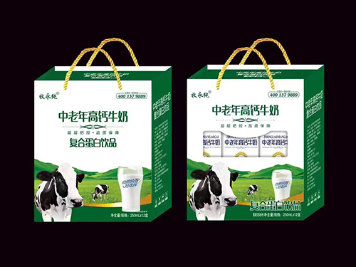 中老年高鈣牛奶復(fù)合蛋白飲品禮盒